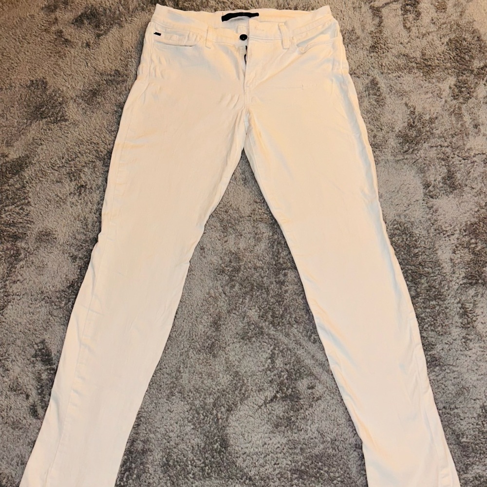 White skinny distressed Joes Brand Jeans